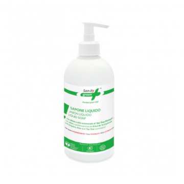 Jabon Manos Higienizante Dosificador 500ml Sanity Green