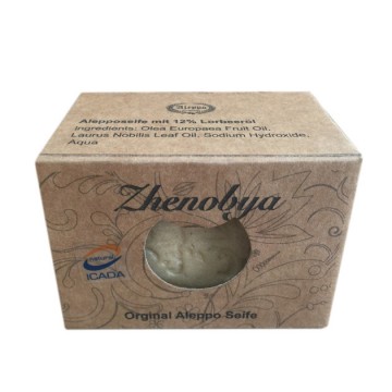 Jabon de Alepo 88% Aceite de Oliva 12% Laurel Bio 200g Zhenobya