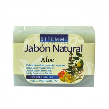 Jabon Aloe Vera Antiinflamator Bio 100g Bifemme