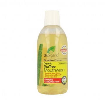 Enjuague Bucal de arbol de Te Bio 500ml Dr. Organic