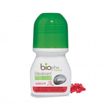 Desodorante de Alumbre Granada Bio 50ml Biopha Organic