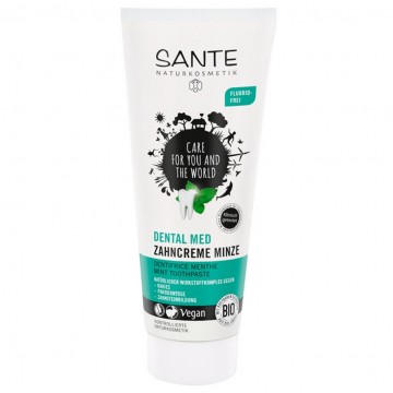 Dentifrico Menta Sin Fluor Bio Vegan 75ml Sante