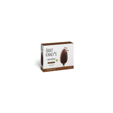 HELADO CON DOBLE COBERTURA DE CHOCOLATE BIO (C), 3 X 80 ml