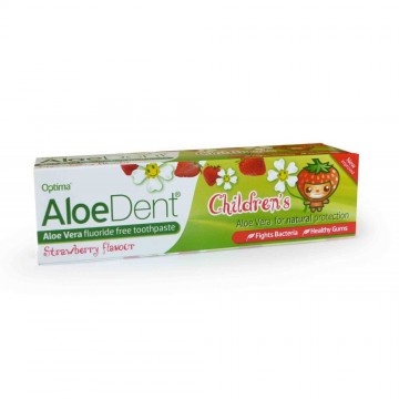 Dentifrico AloeDent para Niños Sabor Fresa 50ml Optima