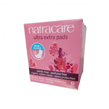 Compresa Ultra Extra Super Alas Plegada 10comp Natracare