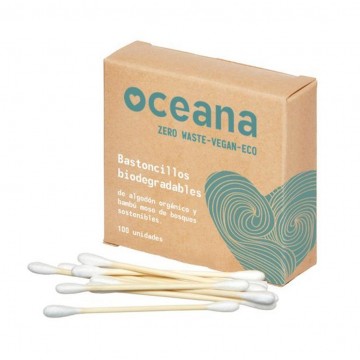 Bastoncillos de Algodon Bio Vegan 100 Oceana