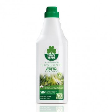 Suavizante Fragancia Vegetal Hipoalergenico Eco 1L Trebol Verde