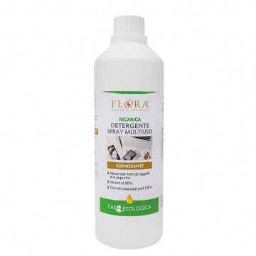 Recarga detergente Higienizante Superficies Spray 500ml Flora