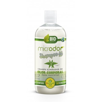 Microdor Champu Eliminador de Olor Corporal para Mascotas Bio 500ml Bactemia