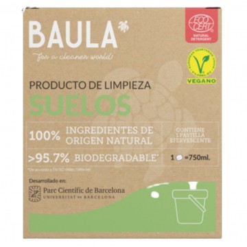 Limpiador Suelos Eco Vegan 1 pastilla Baula