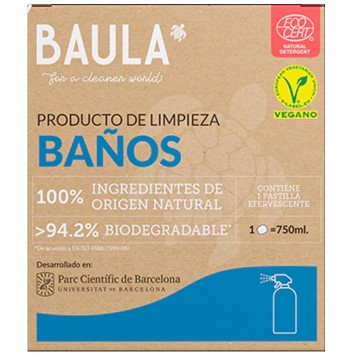 Limpiador Baños  Eco Vegan 1 pastilla Baula