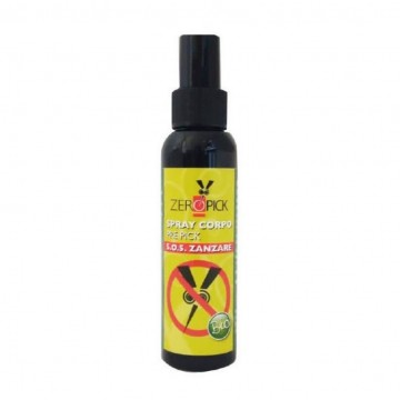 Spray Corporal Repelente de Mosquitos Bio 100ml Zeropick