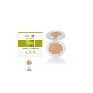 Maquillaje Compacto Nº 5 Medio Oscuro Eco Vegan 9g Lepo