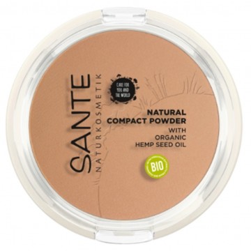 Maquillaje Compact Powder 03 Warm Honey Vegan 9g Sante