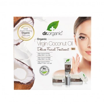 Set Facial deluxe Virgin Coconut Oil Bio Vegan Dr. Organic