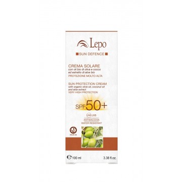 Crema Solar Proteccion Total SPF50+ Vegan 100ml Lepo