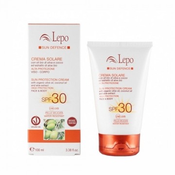 Crema Solar Proteccion Alta SPF30 Vegan 100ml Lepo