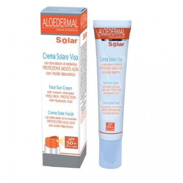 Crema Solar Facial SPF50+ Aloedermal 50ml Trepat-Diet-Esi