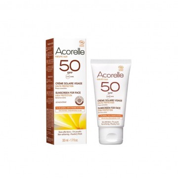 Crema Solar Facial SPF50 Alta Proteccion Bio 50ml Acorelle