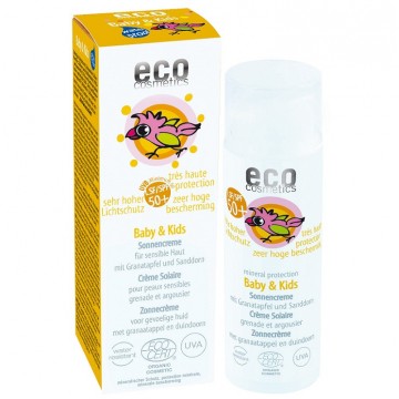 Crema Solar Bebes y Niños SPF50+ Eco 50ml Eco Cosmetics