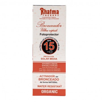 Bronceador Ultra Rapido Antiedad SPF15 200ml Rhatma