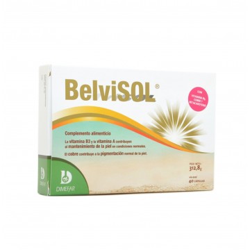 Belvisol Betacaroteno 40caps Dimefar