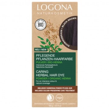 Tinte Vegetal Negro 101 Intenso Bio Vegan 100g Logona