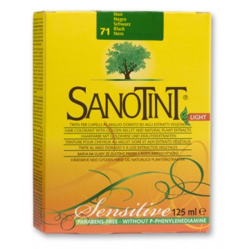 Tinte light 71 Negro 125g Sanotint