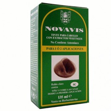 Tinte 8C Rubio Claro Ceniza 120ml Novavis