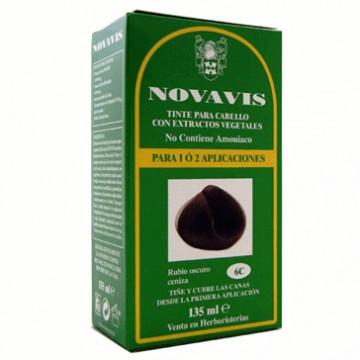 Tinte 6C Rubio Oscuro Ceniza 120ml Novavis