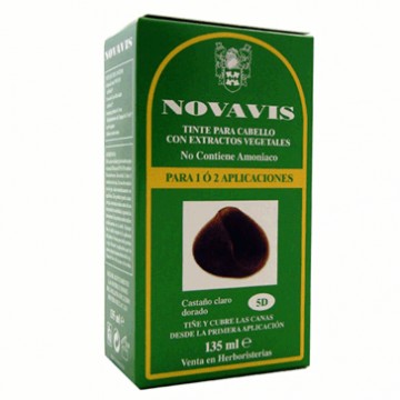 Tinte 5D Castaño Claro Dorado 135ml Novavis