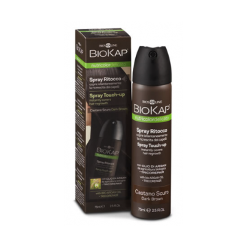 Spray Retoque Castaño Oscuro 75ml Biokap