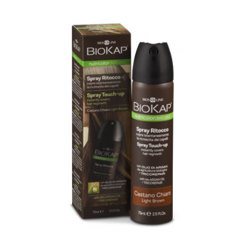 Spray Retoque Castaño Claro 75ml Biokap
