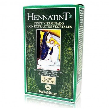 Hennatint Rubio Cobrizo 60ml Radhe Shyam