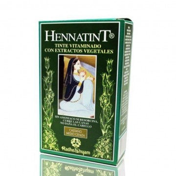 Hennatint Castaño Medio Ceniza 60ml Radhe Shyam