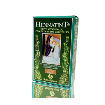 Hennatint Castaño Dorado 60ml Radhe Shyam