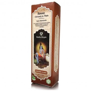 Henna Castaño Claro Pasta 200ml Radhe Shyam