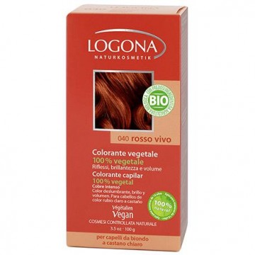 Colorante Vegetal Cobre Intenso 040 Bio Vegan 100g Logona