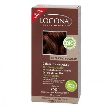 Colorante Vegetal Castaño Cafe 092 Bio Vegan 100g Logona