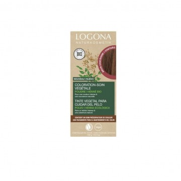 Colorante Vegetal Castaño Bio Vegan 100g Logona