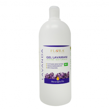 Gel Higienizante Lavamanos Lavanda Arbol de Te Bio 1L Flora