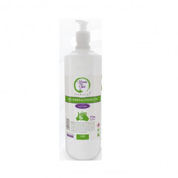 Gel Hidroalcoholico con Aloe Vera 70% Alcohol 1L Mum Skin