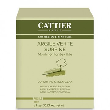 Arcilla Verde Superfina 1kg Cattier