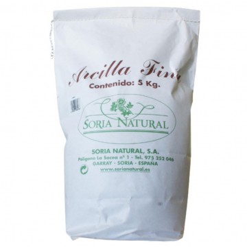 Arcilla Fina Uso Externo 5kg Soria Natural