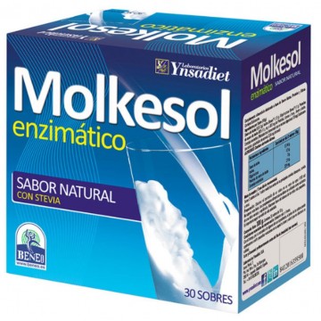 Molkesol Enzimatico Sabor Natural 30 Sobres Ynsadiet