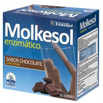 Molkesol Enzimatico Sabor Chocolate 30 Sobres Ynsadiet