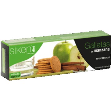 Galletas de Manzana Hiperproteicas 15uds Siken