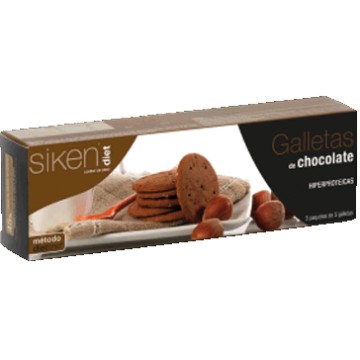 Galletas de Chocolate Hiperproteicas 15uds Siken