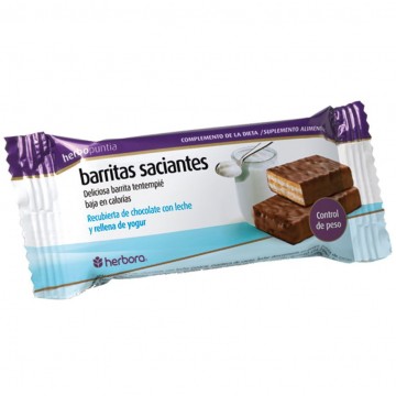 Barritas Saciantes de Yogur 24uds Herbopuntia Herbora