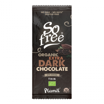 SO FREE CHOCOLATE AL CACAO INTENSO 87% BIO VEGANO 80GR